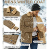 Sherpa Lined Cotton Fleece Winter Trucker Jacket
