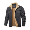 Sherpa Lined Cotton Fleece Winter Trucker Jacket