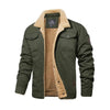 Sherpa Lined Cotton Fleece Winter Trucker Jacket