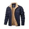 Sherpa Lined Cotton Fleece Winter Trucker Jacket