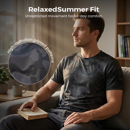 👕 50% OFF NOW! 🌿 Men's Quick Dry Camouflage Sports T-Shirt – Breathable & lightweight – Moisture-wicking, perfect for gym, running or outdoor activities 💪