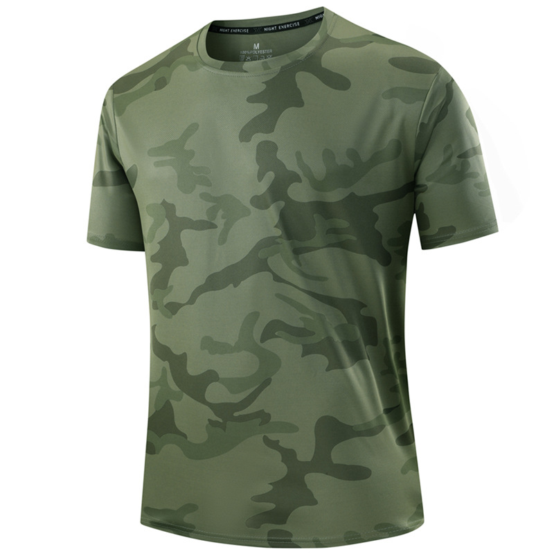 👕 50% OFF NOW! 🌿 Men's Quick Dry Camouflage Sports T-Shirt – Breathable & lightweight – Moisture-wicking, perfect for gym, running or outdoor activities 💪