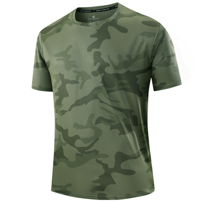 👕 50% OFF NOW! 🌿 Men's Quick Dry Camouflage Sports T-Shirt – Breathable & lightweight – Moisture-wicking, perfect for gym, running or outdoor activities 💪
