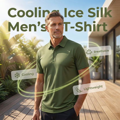 👕 50% OFF NOW! 🌬️ Men's Summer Breathable Collared T-Shirt – Cotton blend & lightweight – Relaxed fit, perfect for hot days or casual office – comfortable and polished ☀️✨