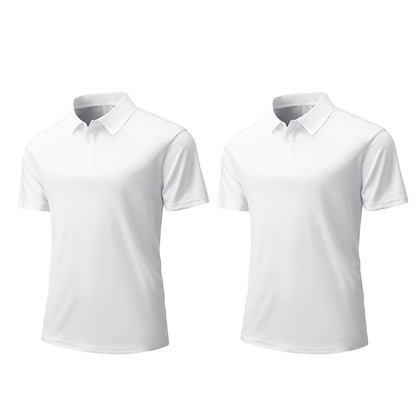 👕 50% OFF NOW! 🌬️ Men's Summer Breathable Collared T-Shirt – Cotton blend & lightweight – Relaxed fit, perfect for hot days or casual office – comfortable and polished ☀️✨